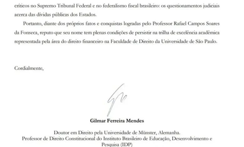 A Folha de Paraguaçu revela detalhes da decisão da FDUSP em manter a aprovação do professor Rafael Campos Soares da Fonseca em concurso público, apesar da controvérsia das cartas de recomendação de ministros do STF. Entenda o caso que gerou debate.