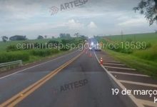 homem atropelado em Paraguacu Paulista