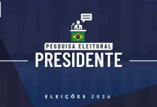 "Datafolha divulgou pesquisa de intenção de voto para as eleições presidenciais de 2026, mostrando Lula liderança com 25% das intenções."