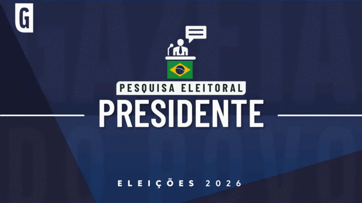 "Datafolha divulgou pesquisa de intenção de voto para as eleições presidenciais de 2026, mostrando Lula liderança com 25% das intenções."