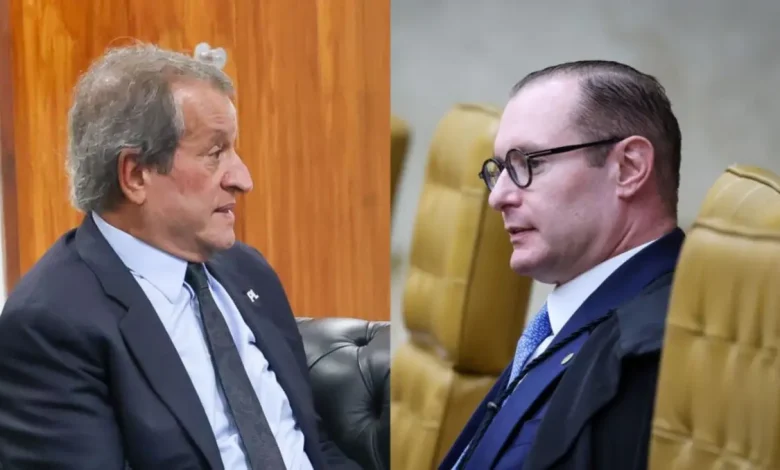 Cristiano Zanin, ministro do STF, recebeu presidente do Partido Liberal em reunião sobre sucessão do governo do Rio de Janeiro. Supremo Tribunal Federal ainda não decidiu sobre escolha do próximo governador.