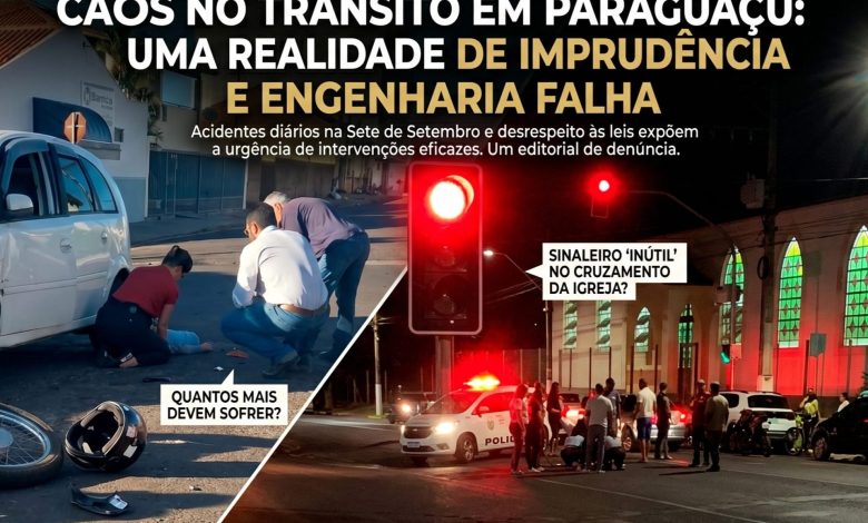 Caos no Transito de Paraguacu Engenharia Falha e Imprudencia