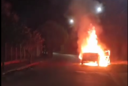 Incendio em Paraguacu Paulista