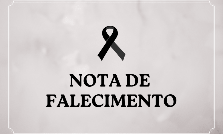 Nota de falecimento 2022
