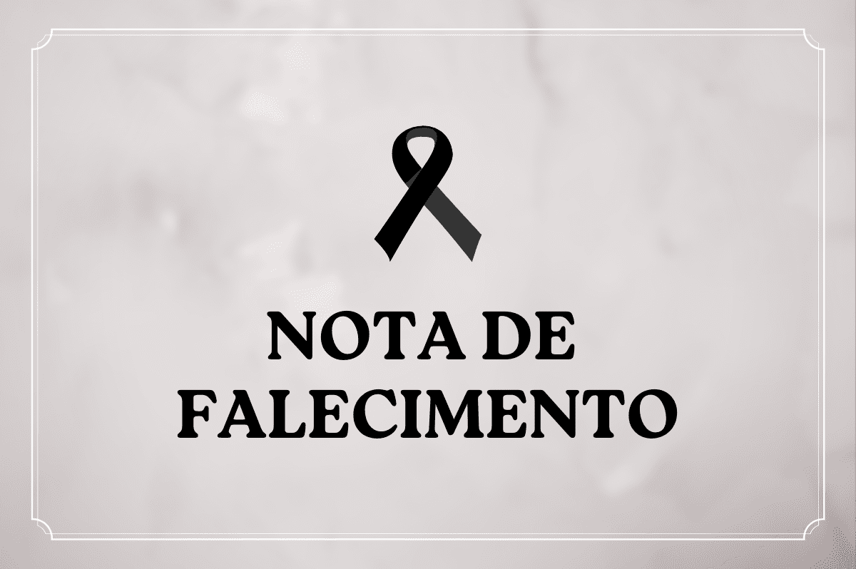Nota de falecimento 2022