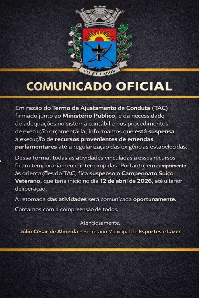 Caos Contábil Suspende Campeonato Suíço em Paraguaçu 2 WhatsApp Image 2026 04 02 at 10.57.45