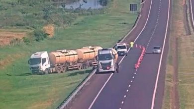 Acidente com Carreta de Etanol na Raposo Tavares em Paraguaçu 2 caminhao paraguacu capa