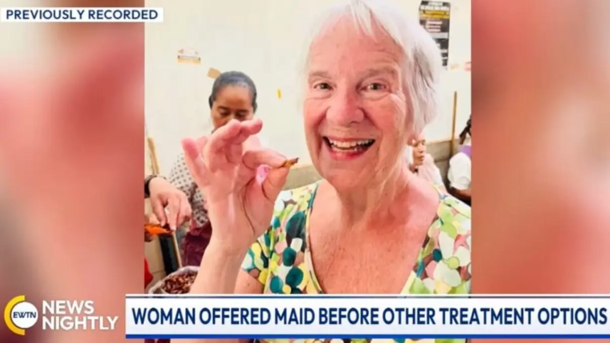 Miriam Lancaster, 84, foi surpreendida com oferta de eutanásia em hospital canadense ao buscar tratamento para dor. Sua história viraliza e expõe dilemas éticos na saúde.