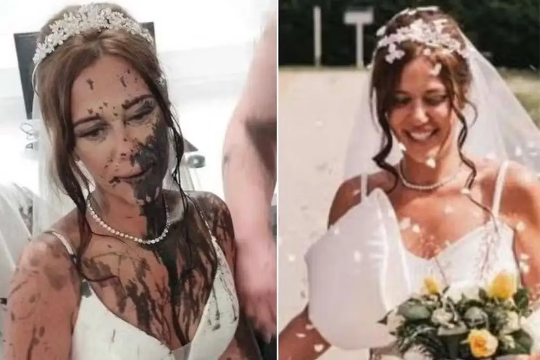 Um casamento na Inglaterra foi marcado por um ataque inusitado. Entenda a motivação da agressora que jogou tinta preta na noiva durante a cerimônia.