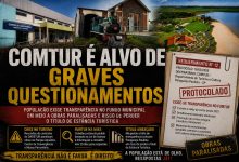 COMTUR E ALVO DE GRAVES QUESTIONAMENTOS