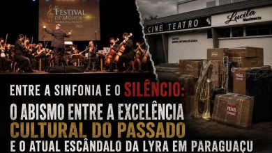 Entre a Sinfonia e o Silencio O abismo entre a excelencia cultural do passado e o atual escandalo da Lyra em Paraguacu