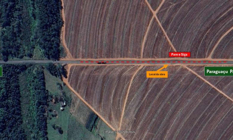 Pare e Siga: Obras na Vicinal PGP-265 em Paraguaçu Paulista 1 PGP 265