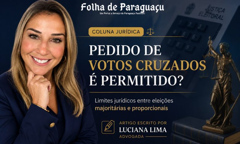 Pedido de voto cruzado por filiados partidarios