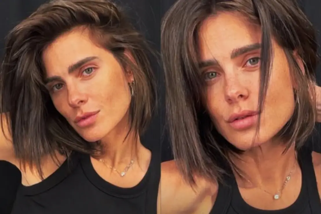 A atriz Carolina Dieckmann revela transformação radical nos fios para interpretar Diná no remake de A Viagem. Conheça o estilo short bob.
