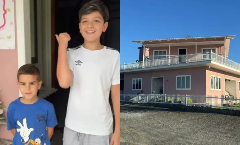 Uma casa que gira? Dois irmãos encantaram a web ao mostrar a residência peculiar construída por seu bisavô. Descubra a história por trás desse projeto único.