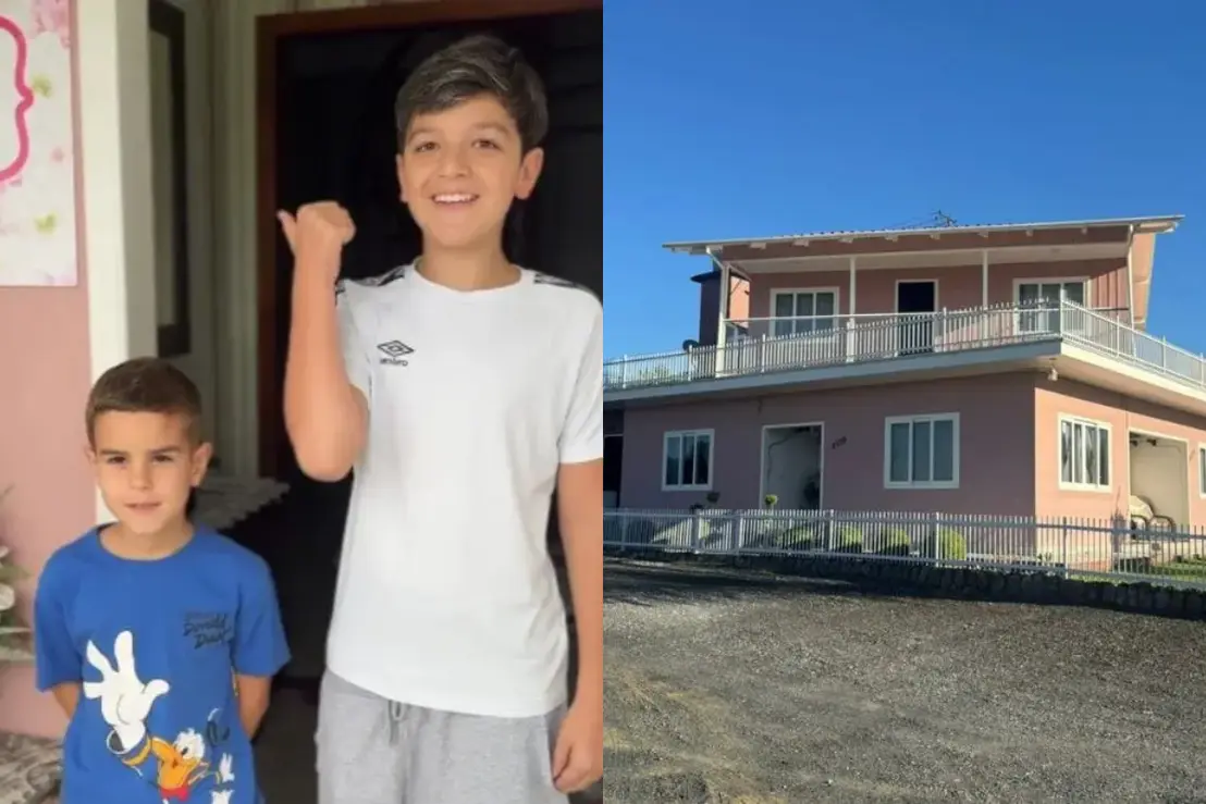 Uma casa que gira? Dois irmãos encantaram a web ao mostrar a residência peculiar construída por seu bisavô. Descubra a história por trás desse projeto único.