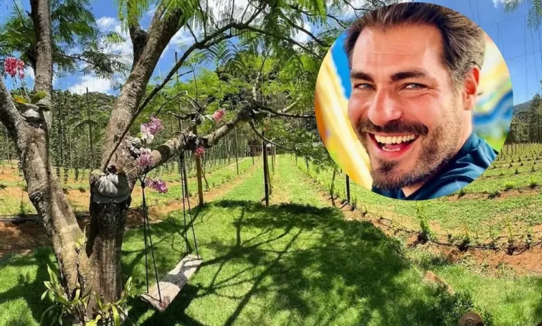 Conheça a impressionante fazenda de Thiago Lacerda na Serra do Rio de Janeiro, onde o ator se dedica a um inusitado projeto de cultivo de lúpulo artesanal.