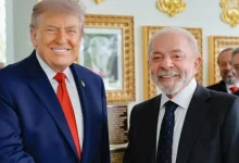 Presidente dos EUA, Donald Trump, recebe Luiz Inácio Lula da Silva em Washington. Encontro debateu comércio e tarifas para reduzir tensões bilaterais.