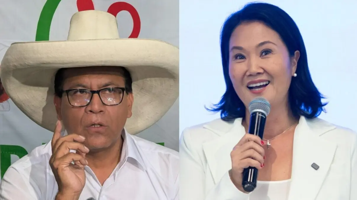 Keiko Fujimori e o esquerdista Roberto Sánchez disputam o segundo turno das eleições presidenciais no Peru, marcado para o dia 7 de junho.