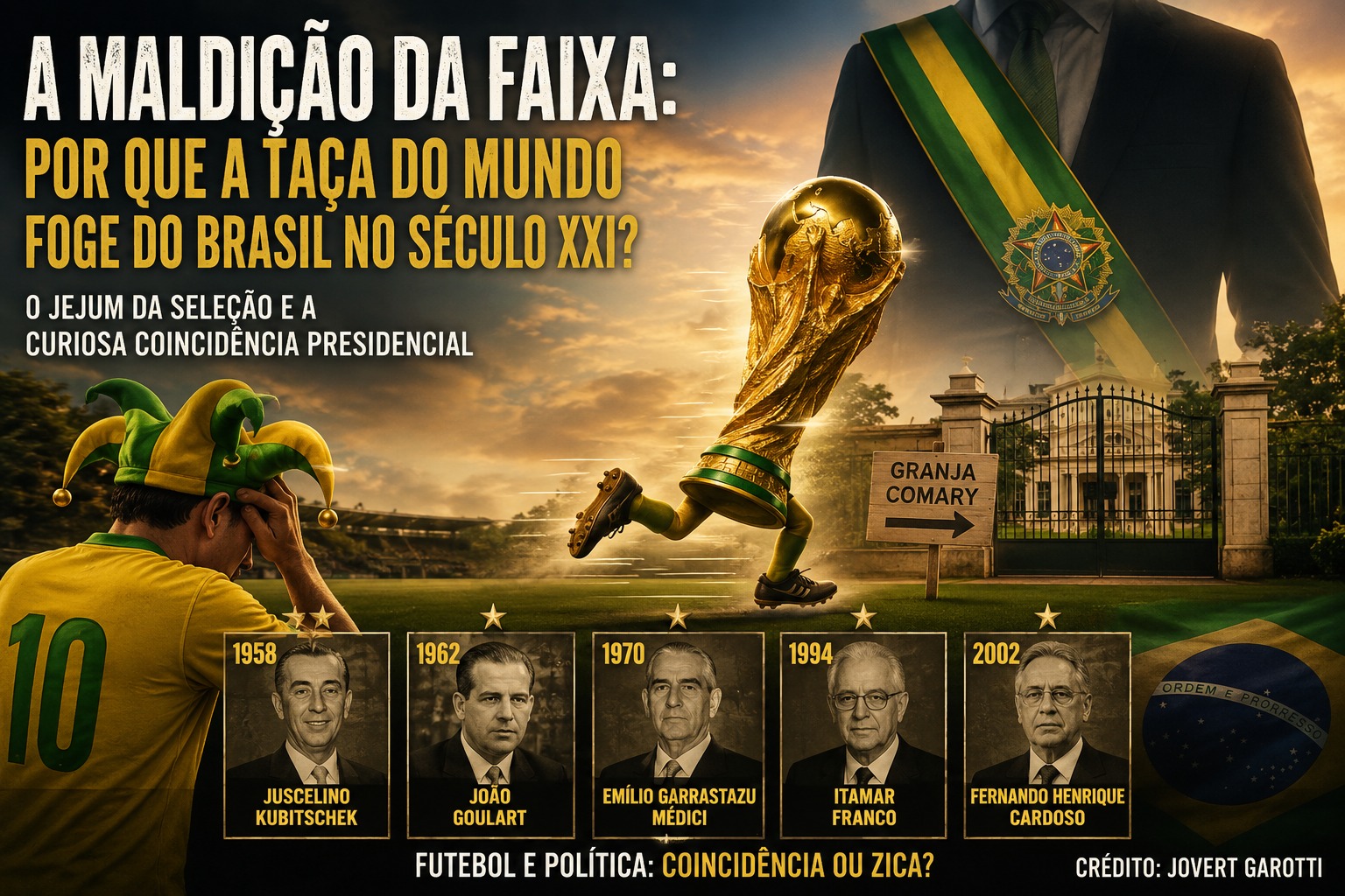 A Maldicao da Faixa Por Que a Taca do Mundo Foge do Brasil no Seculo XXI