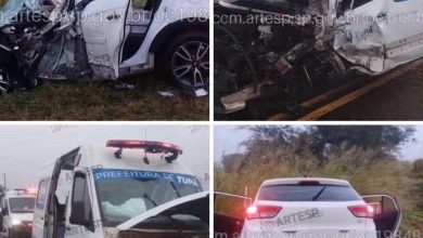 Grave acidente na SP 294 em Pompeia envolve van de saude de Tupa e SUV. Saiba os detalhes da colisao frontal o resgate de 8 vitimas e o estado de saude