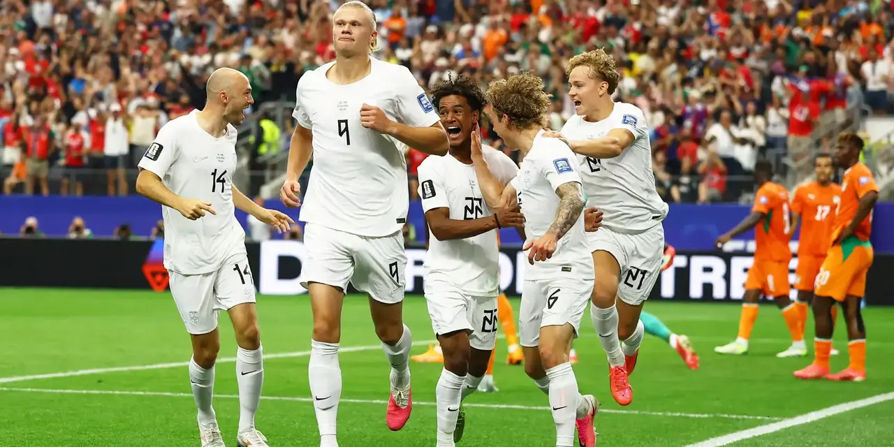 A Noruega de Haaland superou a Costa do Marfim por 2 a 1 e enfrentará o Brasil nas oitavas de final da Copa do Mundo. Descubra os detalhes do confronto histórico e a invencibilidade norueguesa!