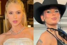 Ana Castela desmente rumores sobre a frase 'fica bem' em seu clipe 'É Que Eu Não Te Esqueci', explicando que a gravação antecede a polêmica de Virginia Fonseca.
