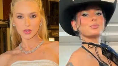 Ana Castela desmente rumores sobre a frase 'fica bem' em seu clipe 'É Que Eu Não Te Esqueci', explicando que a gravação antecede a polêmica de Virginia Fonseca.