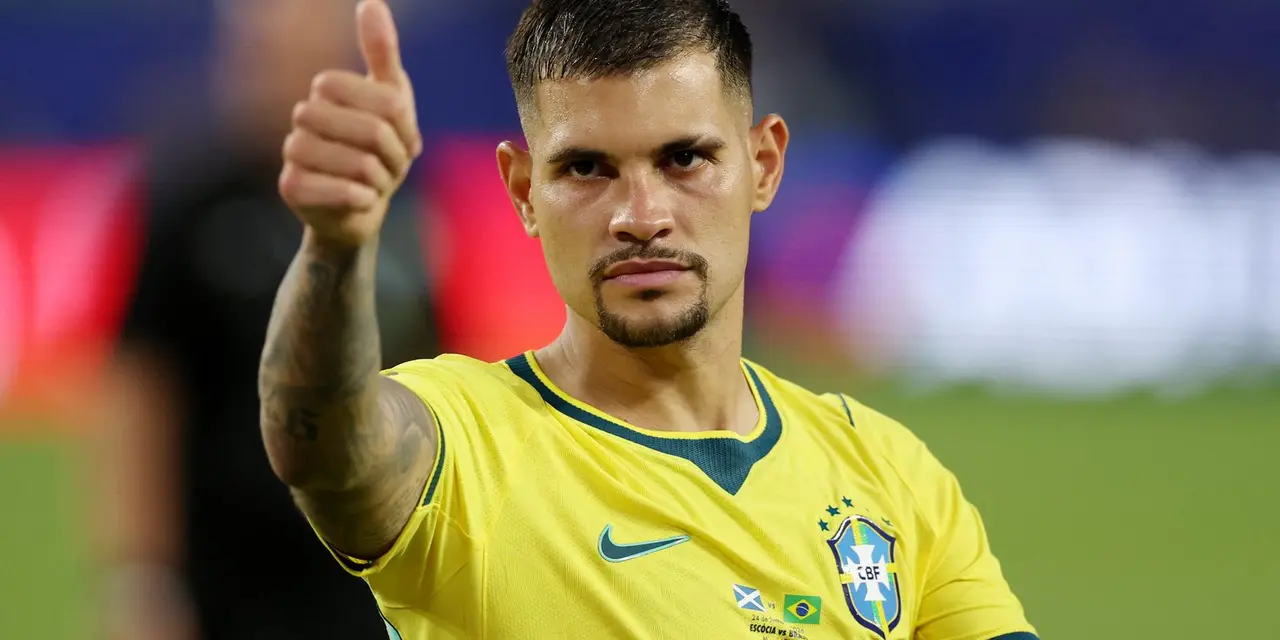 Bruno Guimarães projeta duelo decisivo e alerta sobre bolas paradas 6 O volante Bruno Guimarães analisa o embate contra o craque Odegaard e destaca a importância da atenção redobrada nas jogadas de bola parada. Confira!