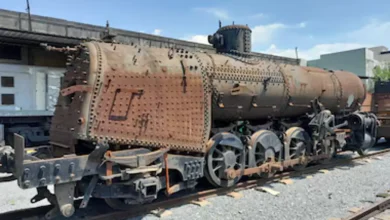 Maria Fumaça histórica da Revolução de 32 volta aos trilhos 2 Uma rara locomotiva a vapor, peça chave da Revolução de 1932, está sendo restaurada em Cruzeiro para retornar aos trilhos paulistas como atração turística.