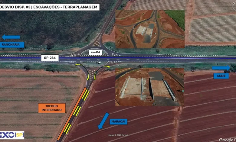 Motoristas que trafegam pelo acesso a Maracaí devem ficar atentos às sinalizações devido a obras na rodovia. Confira os cuidados necessários para evitar acidentes.