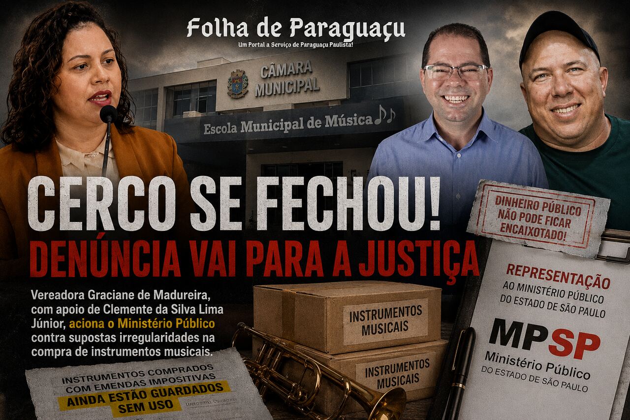 Escândalo da Lyra: Vereadores Acionam o Ministério Público para Investigar Compra de Instrumentos 6 denuncia