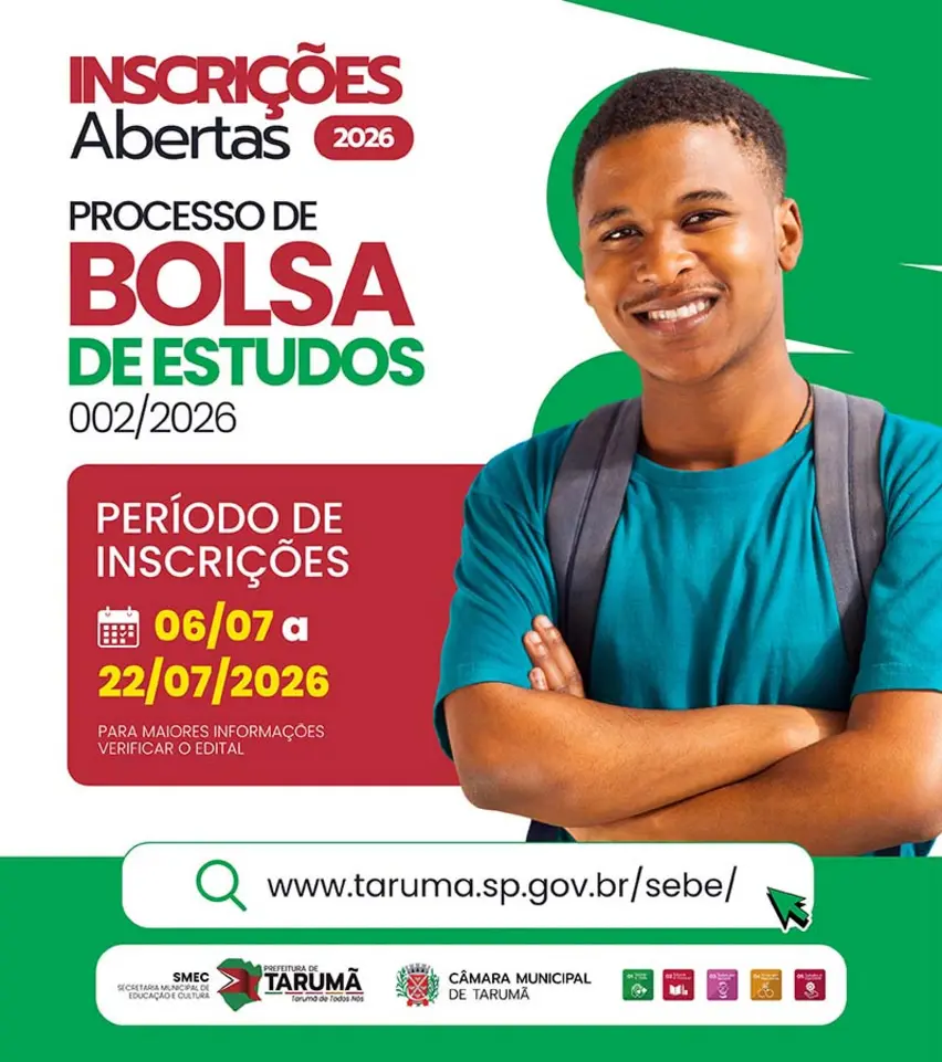 Bolsas de Estudo 2026: Inscrições Abertas para Estudantes 6 Estão abertas as inscrições para o processo de bolsas de estudo 002/2026. Confira os requisitos e garanta sua oportunidade de formação acadêmica.