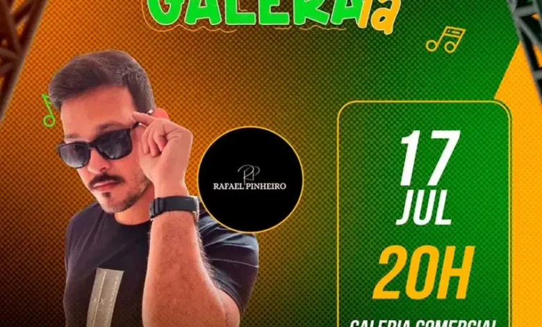 A cidade de Tarumã se prepara para mais uma edição da Sexta da Galera com o show de Rafael Pinheiro. Confira os detalhes desta grande noite de música.
