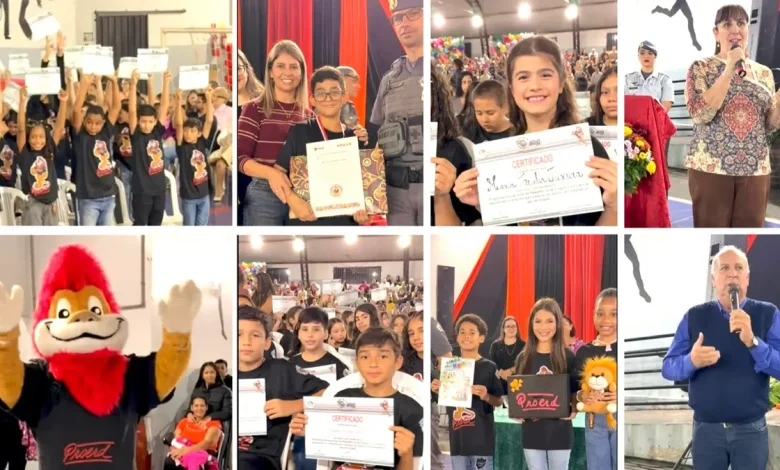 Alunos do 5º ano da rede municipal de Tarumã celebram conclusão do PROERD com foco na prevenção às drogas e violência. Confira os detalhes.
