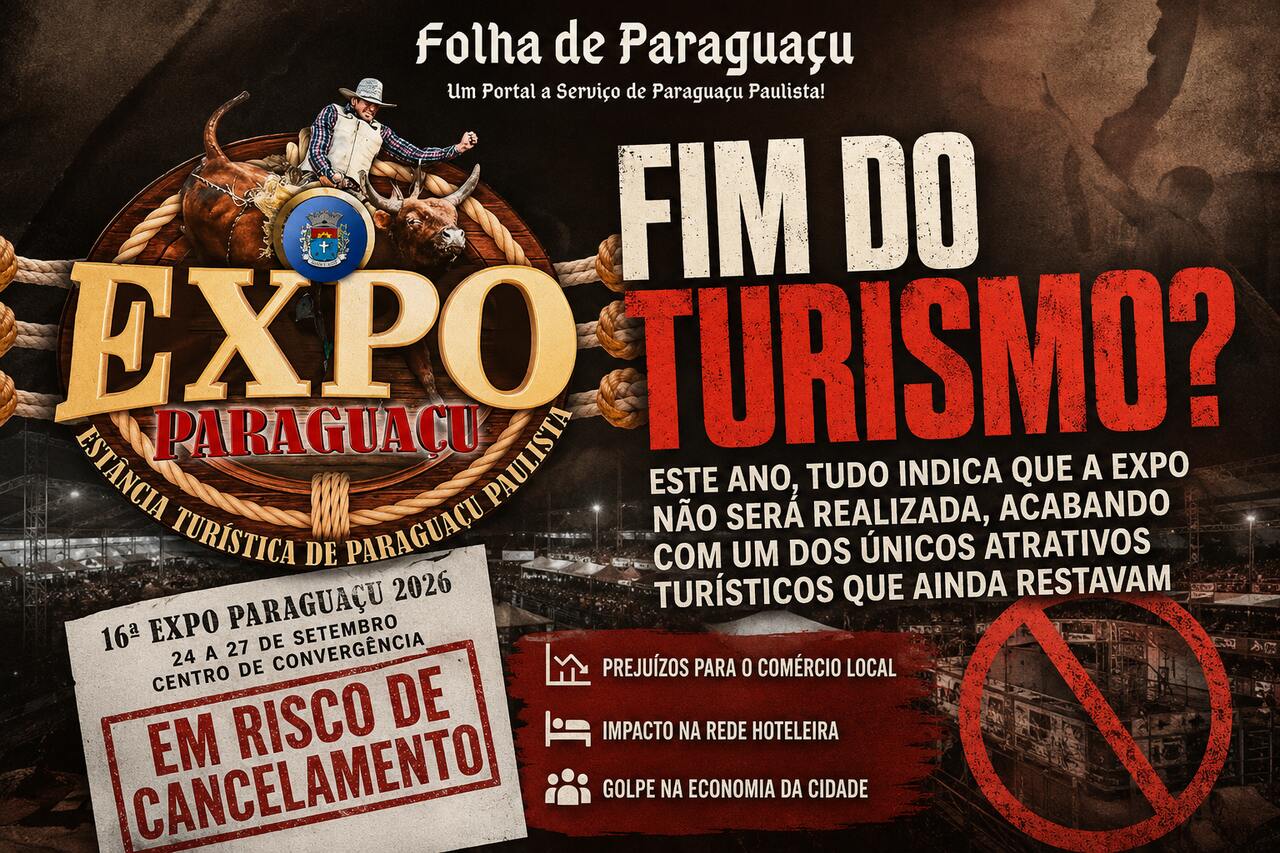 Cancelamento da Expo Paraguacu Fim do Turismo