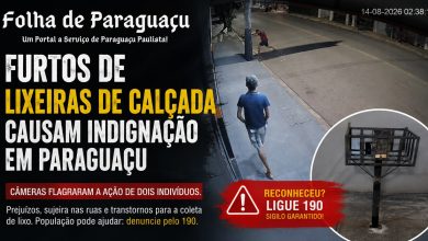 Furtos de Lixeiras de Calcada Causam Indignacao e Transtornos em Paraguacu Paulista