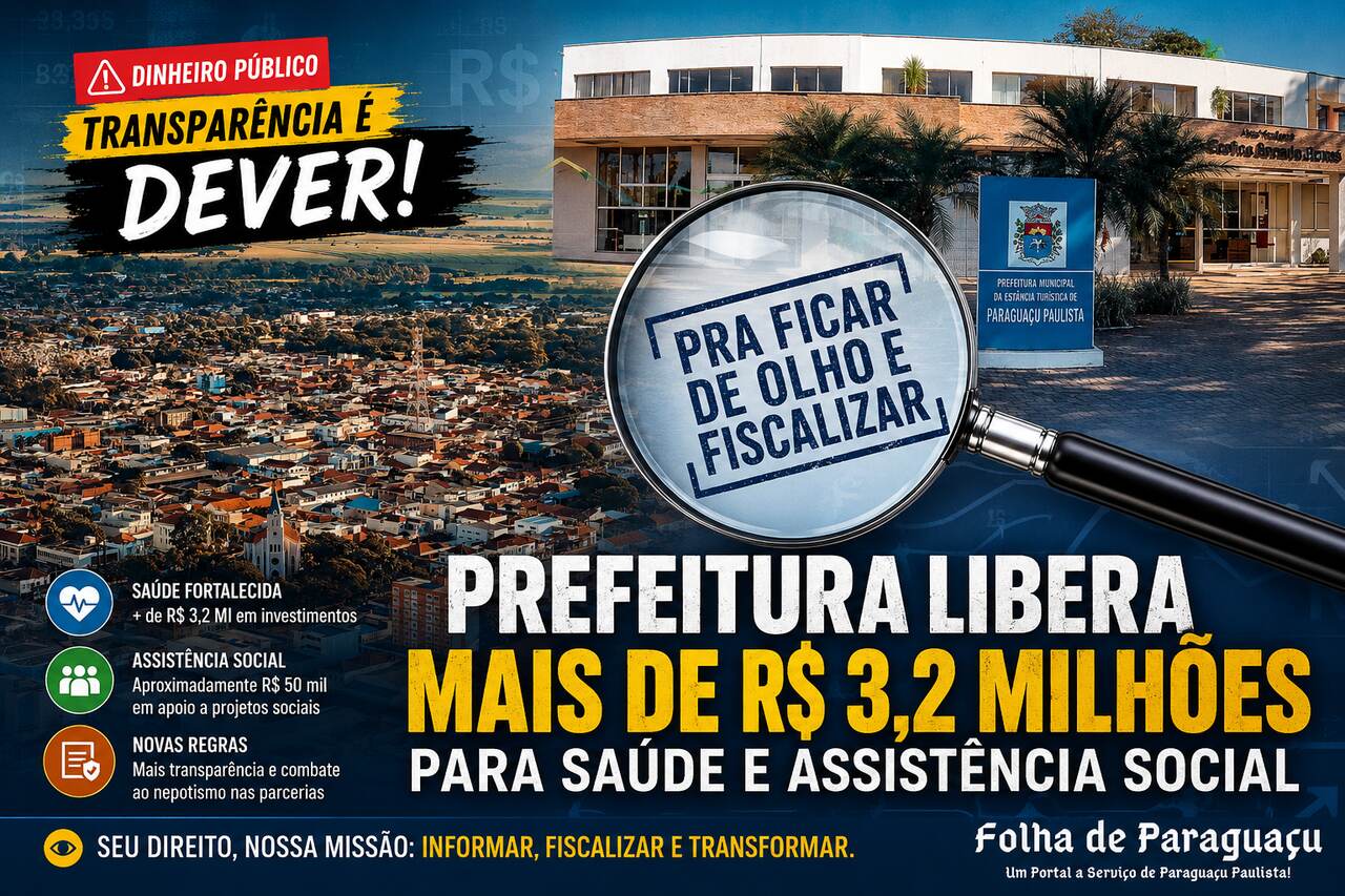 Prefeitura Libera R$ 3,2 Milhões para Saúde em Paraguaçu Paulista 6 Prefeitura Libera R 32 Milhoes para Saude em Paraguacu Paulista