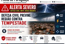 alerta de tempestade