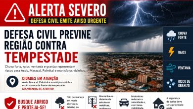 alerta de tempestade