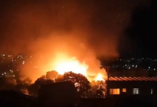 assis incendio noite