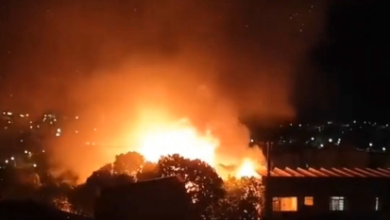 assis incendio noite