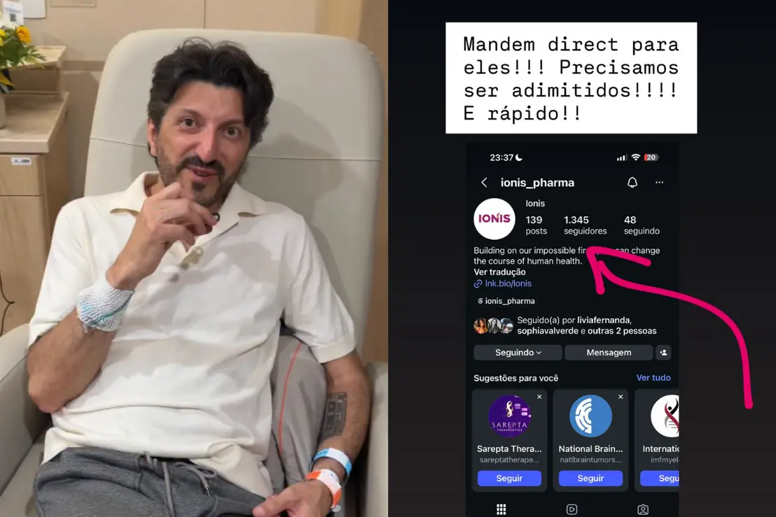 A esposa do influenciador Lito Sousa utiliza as redes sociais para solicitar ajuda na busca por uma vaga em tratamento experimental vital.