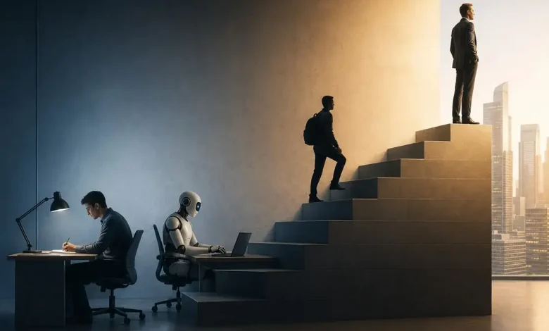 A ascensão da inteligência artificial levanta um dilema crucial: como a próxima geração de profissionais seniores será formada se as tarefas de base forem automatizadas?