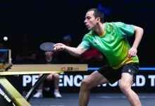 O brasileiro Hugo Calderano supera adversário japonês e garante vaga nas oitavas de final do Europe Smash, na Suécia, em uma exibição de alto nível.