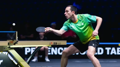 O brasileiro Hugo Calderano supera adversário japonês e garante vaga nas oitavas de final do Europe Smash, na Suécia, em uma exibição de alto nível.