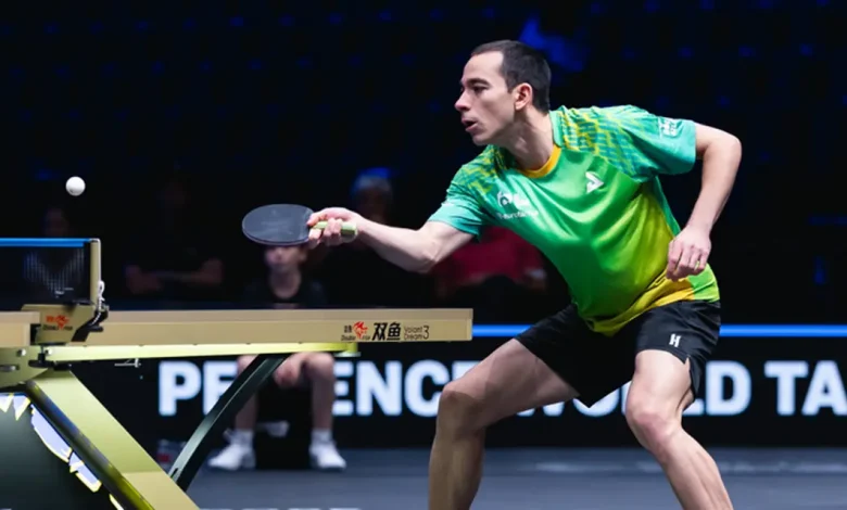 O brasileiro Hugo Calderano supera adversário japonês e garante vaga nas oitavas de final do Europe Smash, na Suécia, em uma exibição de alto nível.