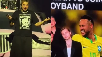 O jogador Neymar foi alvo de vaias durante apresentação da banda 5 Seconds of Summer. Saiba como o cantor reagiu à presença do atleta no evento.