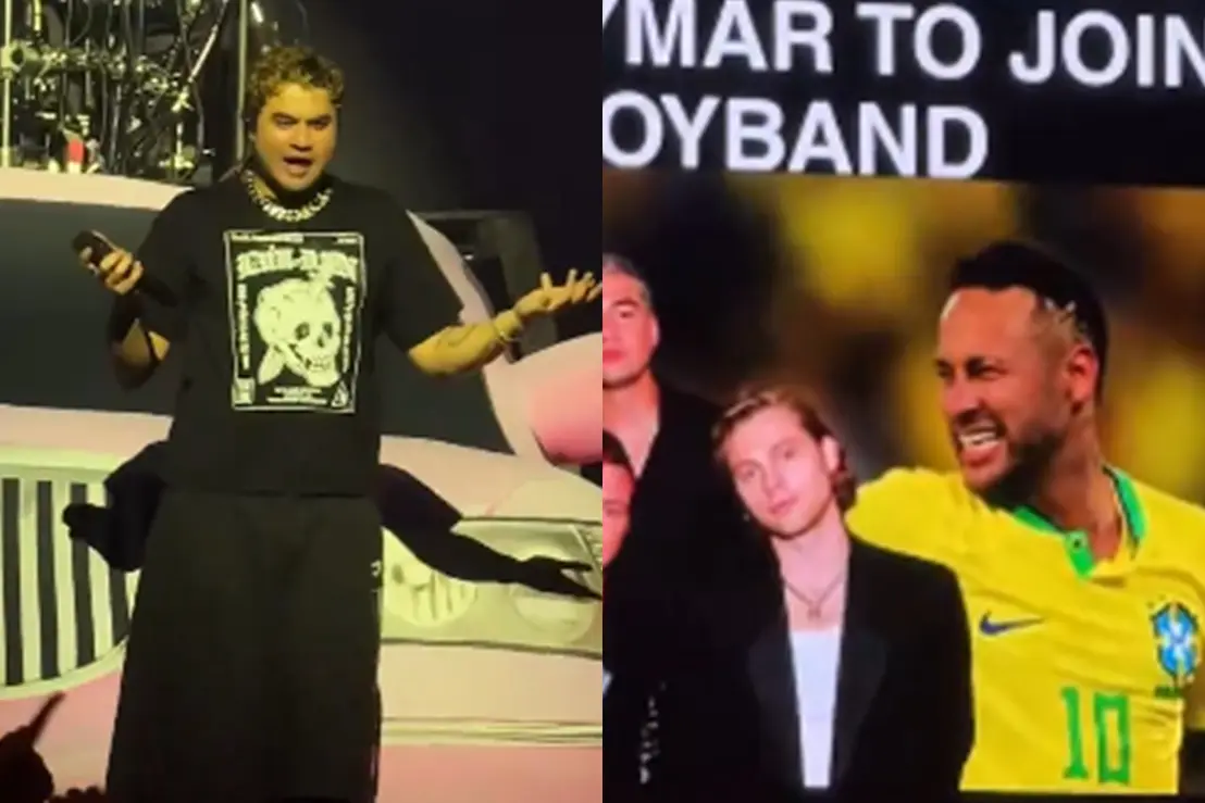 Neymar é vaiado em show da banda 5 Seconds of Summer 6 O jogador Neymar foi alvo de vaias durante apresentação da banda 5 Seconds of Summer. Saiba como o cantor reagiu à presença do atleta no evento.