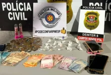 Polícia Militar realiza operação em Campos Novos Paulista e prende suspeito de realizar o tráfico de drogas através de esquema de delivery.
